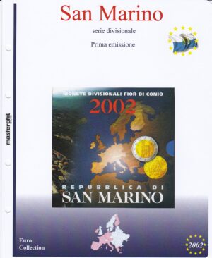 2002 San Marino Divisionale 8 valori Aggiornamento Masterphil