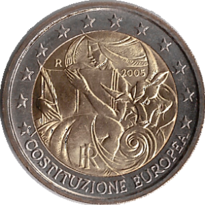 2005 Italia € 2 Costituzione Europea
