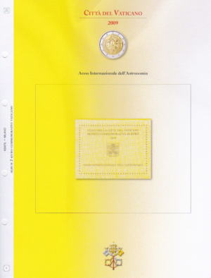 2009 Vaticano € 2 Anno dell'Astronomia Aggiornamento Abafil