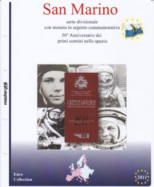 2011 San Marino Divisionale 9 valori Uomini nello Spazio Aggiornamento Masterphil