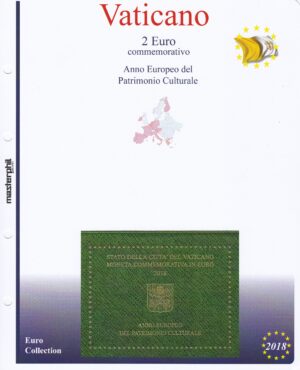 2018 Vaticano € 2 Patrimonio Culturale Aggiornamento Masterphil
