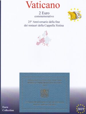 2019 Vaticano € 2 Restauro della Cappella Sistina Aggiornamento Masterphil