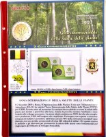 2020 Belgio € 2 Anno delle Piante in Card Aggiornamento Abafil