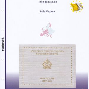 2005 Vaticano Divisionale 8 valori Sede Vacante Aggiornamento Masterphil