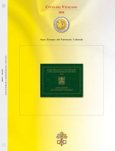 2018 Vaticano € 2 Patrimonio Culturale Aggiornamento Abafil