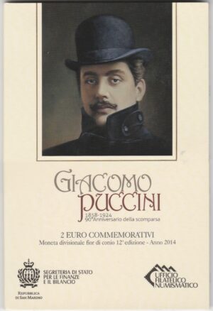 2014 San Marino € 2 Puccini