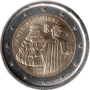 2015 Italia € 2 Dante