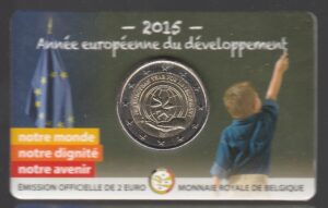 2015 Belgio € 2 Sviluppo Card zecca casuale