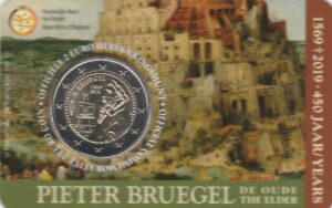 2019 Belgio € 2 Brugel card Olanda