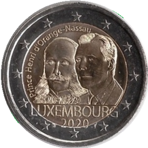 2020 Lussemburgo € 2 200° Principe Henri