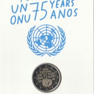 2020 Portogallo € 2 75° ONU in Card