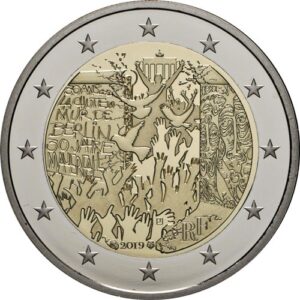 2019 Francia € 2 Caduta del Muro di Berlino