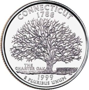 USA QUARTI STATI 1999 Connecticut zecca D P