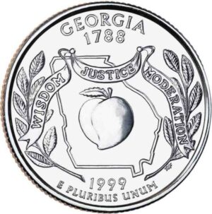 USA QUARTI STATI 1999 GEORGIA zecca D P