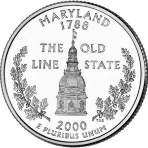 USA QUARTI STATI 2000 MARYLAND zecca D