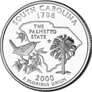USA QUARTI STATI 2000 SOUTH CAROLINA zecca D