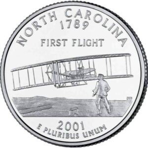 USA QUARTI STATI 2001 NORTH CAROLINA zecca D