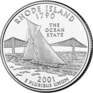 USA QUARTI STATI 2001 RHODE ISLAND zecca D