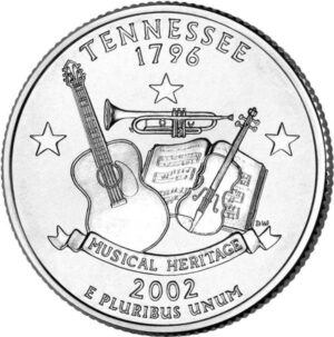 USA QUARTI STATI 2002 TENNESSEE zecca D