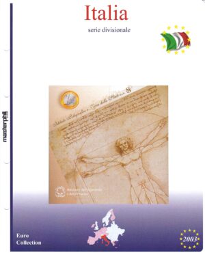 2003 Italia Serie Zecca 8 valori Aggiornamento Masterphil