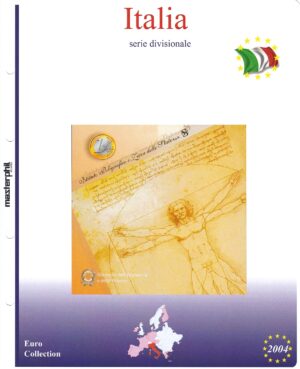 2004 Italia Serie Zecca 8 valori Aggiornamento Masterphil