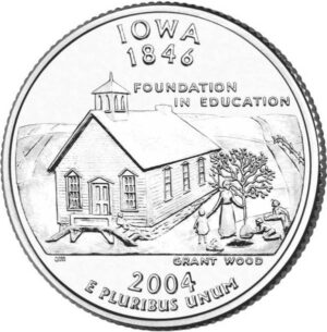 USA QUARTI STATI 2004 IOWA zecca D