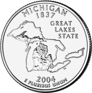 USA QUARTI STATI 2004 MICHIGAN zecca D