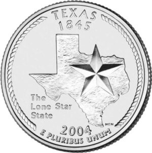 USA QUARTI STATI 2004 TEXAS zecca P