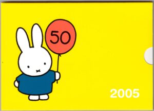 2005 Olanda Serie Zecca 8 valori B.U. Miffy con medaglia