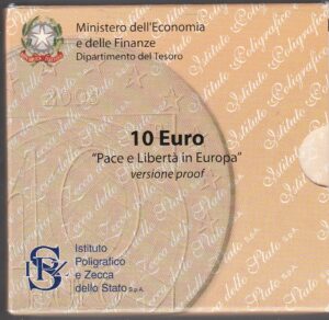 2005 Italia € 10 Pace e Libertà Fondo Specchio