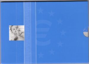 2005 Olanda Serie Zecca 8 valori FdC Baby con medaglia