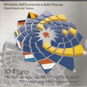2007 Italia € 10 50° dei Trattati di Roma