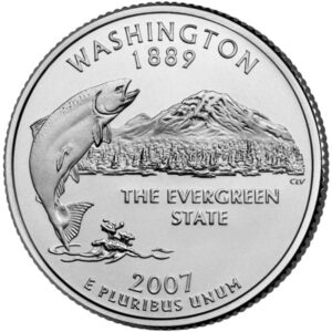 USA QUARTI STATI 2007 WASHINGTON zecca D