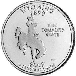 USA QUARTI STATI 2007 WYOMING zecca D