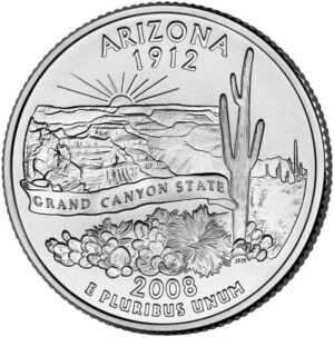 USA QUARTI STATI 2008 ARIZONA zecca P