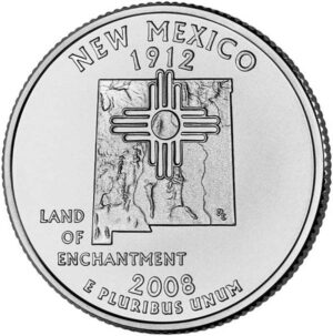 USA QUARTI STATI 2008 NEW MEXICO zecca D