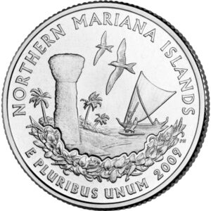 USA QUARTI STATI 2009 NORTHERN MARIANA ISLANDS zecca D e P