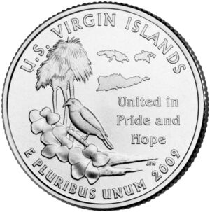 USA QUARTI STATI 2009 U.S. VIRGIN ISLANDS zecca D