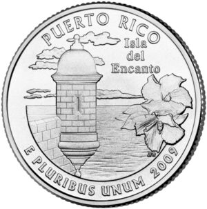 USA QUARTI STATI 2009 PUERTO RICO zecca D e P