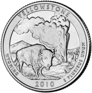 USA Parchi Nazionali 2010 YELLOWSTON WYOMING zecca D