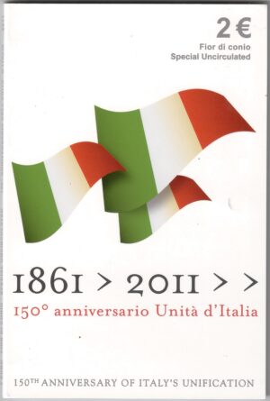 2011 Italia € 2 Unità d'Italia in blister