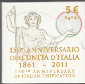 2011 Italia € 5150° Unità d'Italia