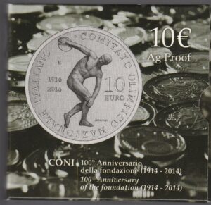 2014 Italia € 10 CONI