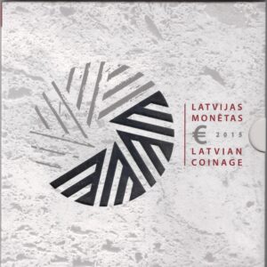 2015 Lettonia divisionale 9 valori B.U. Presidenza Semestrale Europea con 2€ commemorativo