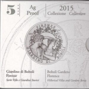 2015 Italia € 5 Giardino di Boboli, Firenze