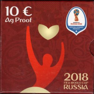 2018 Italia € 10 FIFA Mondiali di Calcio Russia 2018