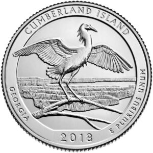 USA Parchi Nazionali 2018 GEORGIA Cumberland Island zecca D
