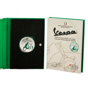 2019 Italia € 5 Vespa singola Verde astuccio