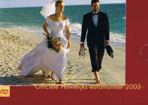 2003 Olanda divisionale 8 valori FdC Matrimonio con medaglia