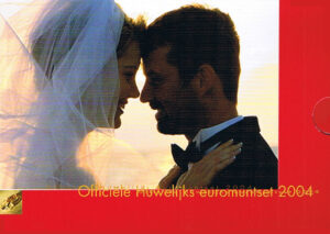 2004 Olanda divisionale 8 valori FdC Matrimonio con medaglia